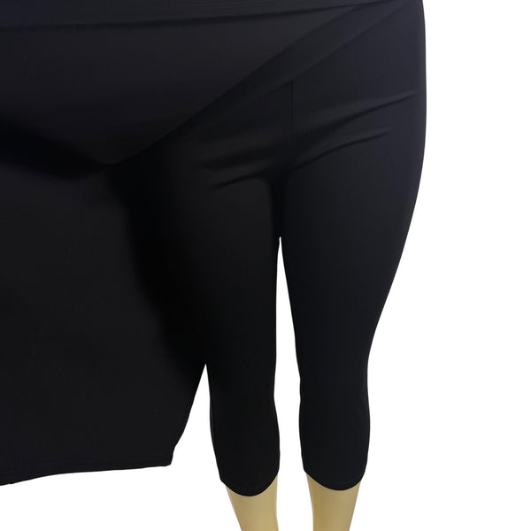 Betabrand Women’s Black Rayon/Nylon/Elastane Cropped Yoga Dress Pants Size M