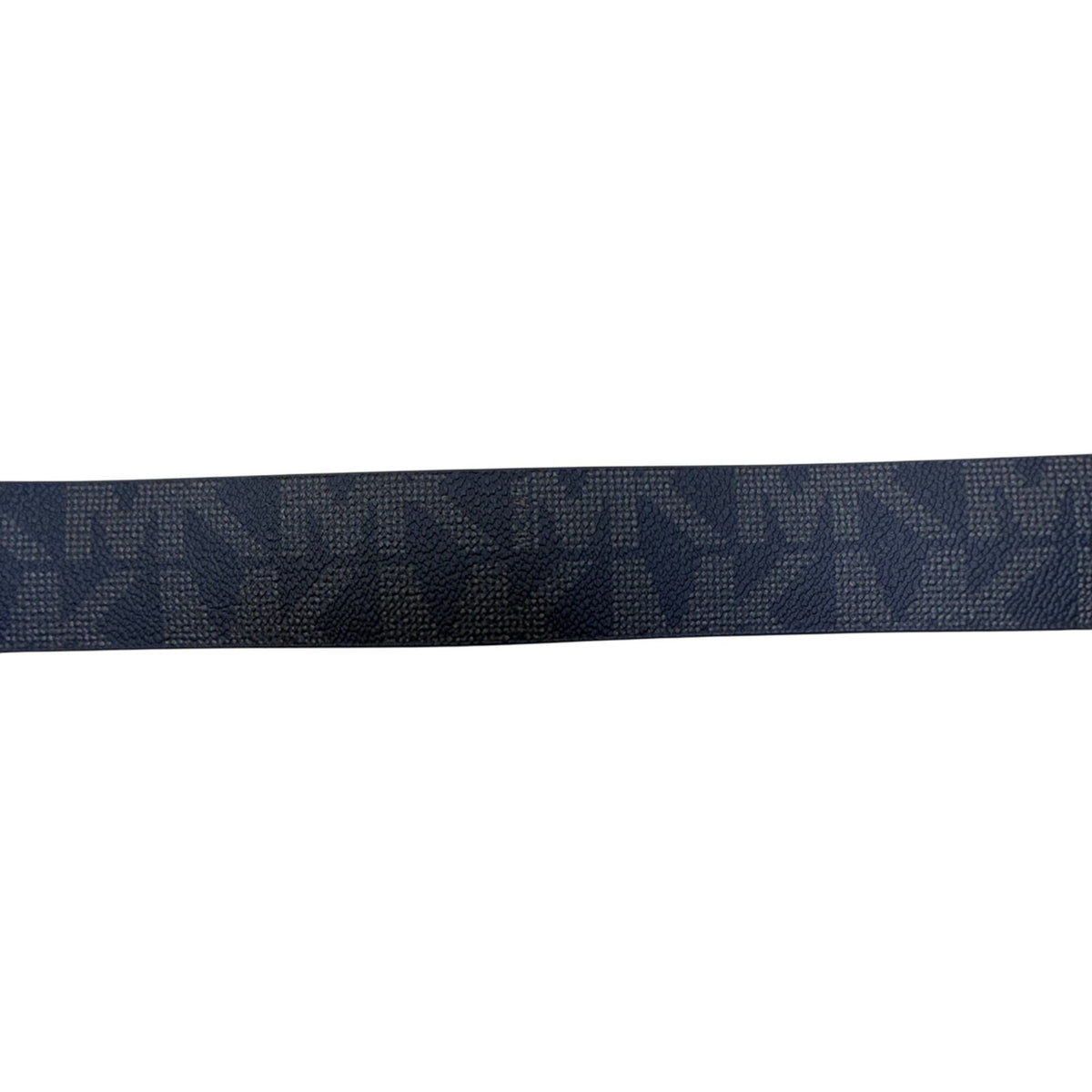 Michael Kors Womens Reversible Tan/Brown Synthetic Leather Logo Belt Small Gold