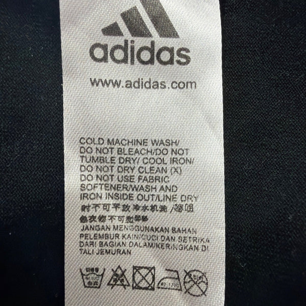 Adidas Mens Black Comfortable Crew Neck T-Shirt With Classic Logo Size XXL