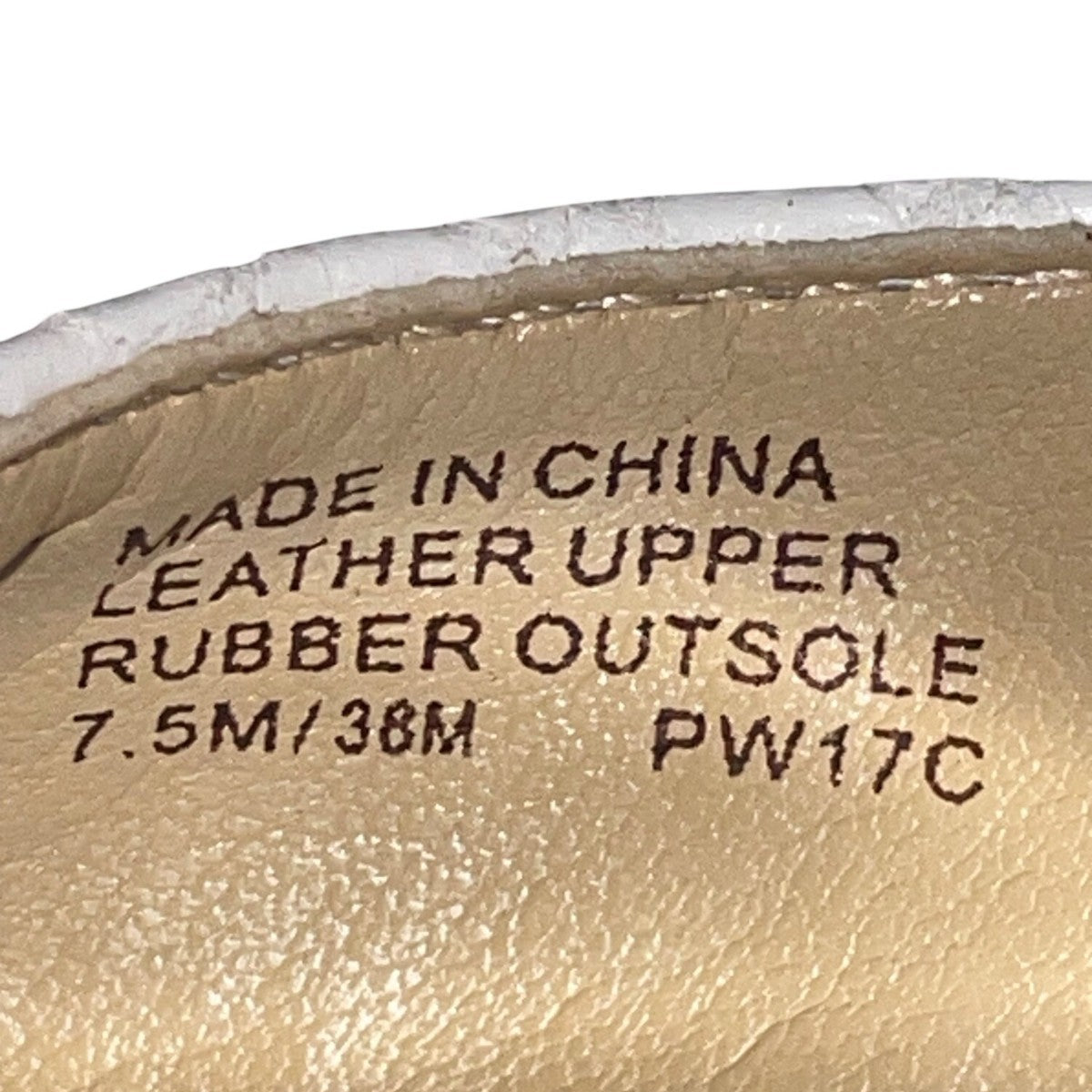 Michael Kors Women’s White Snakeskin Embossed Leather Zip-Up High Heel Size 7.5M