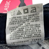 Lee Womens Dark Wash Denim Straight Leg Pants Classic Fit Mid-Rise Size 10 M