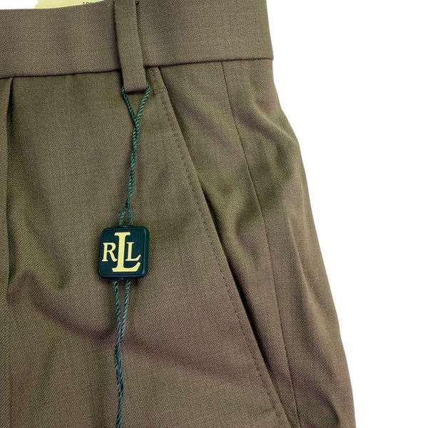 Lauren Ralph Lauren Mens Tan Wool Dress Pants Ultraflex Size 40W X 30L