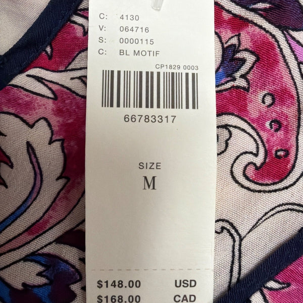 By Anthropologie Womens Multicolor 100% Viscose Printed Long Sleeve Mini Dress S