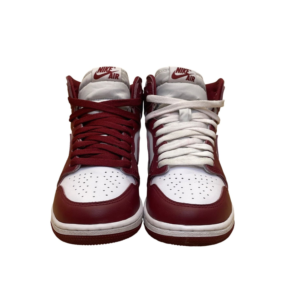 Nike Youth Red & White Air Jordan 1 Retro High OG GS Basketball Shoes Size 4.5Y
