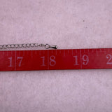 Aposhine Womens Silver Tone Rhinestone Heart Pendant Necklace With Chain Jewelry