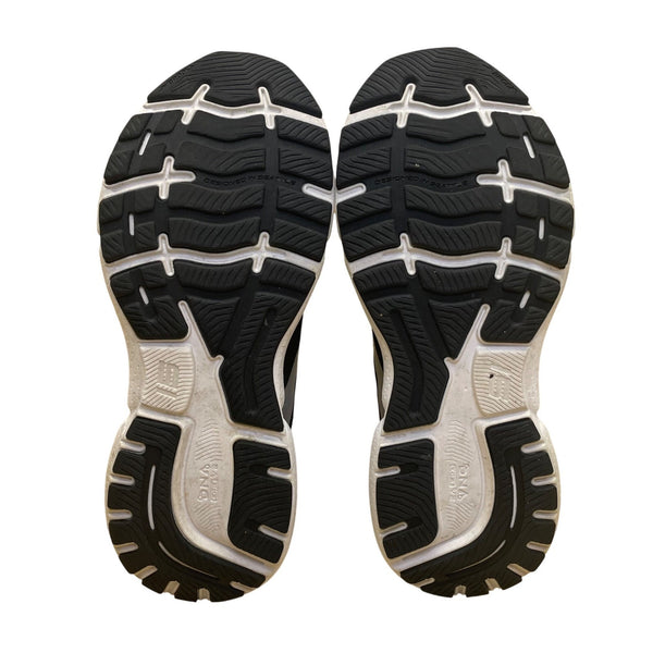 Brooks Men's Black & White Mesh Ghost 15 Cushioned Running Shoes Size 8.5