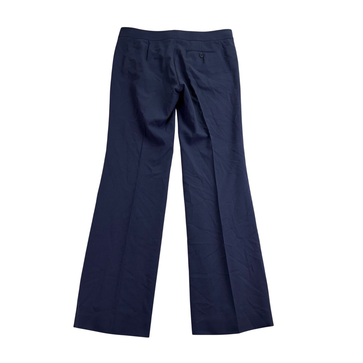 BCBGMaxAzria Womens Navy Flared Dress Pants Size 8