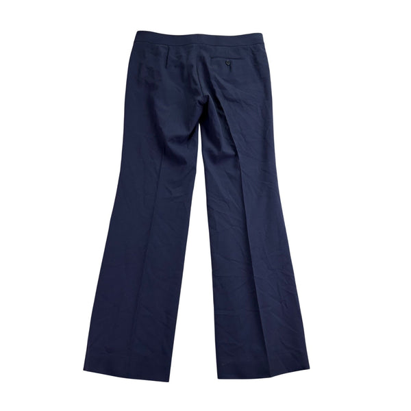 BCBGMaxAzria Womens Navy Flared Dress Pants Size 8