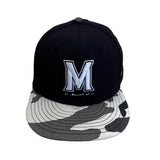 University Of Maryland Black & Camo Snapback Hat By New Era