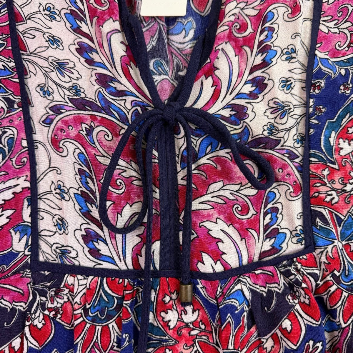 By Anthropologie Womens Multicolor 100% Viscose Printed Long Sleeve Mini Dress S