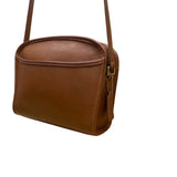 Vintage Coach Women’s Brown Leather Adjustable Strap Metropolis Crossbody Bag