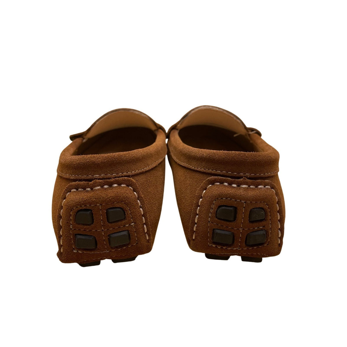 Osslue Women's Brown Suede Loafers Comfortable Lightweight Penny Slip-On Sz 8.5