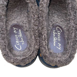 Circus By Sam Edelman Women’s Brown & Blue Faux Wool Cozy Studded Mule Clogs Siz