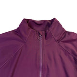 Fabletics Womens Purple Performance Zip Front Mock Neck Athletic Jacket Size S