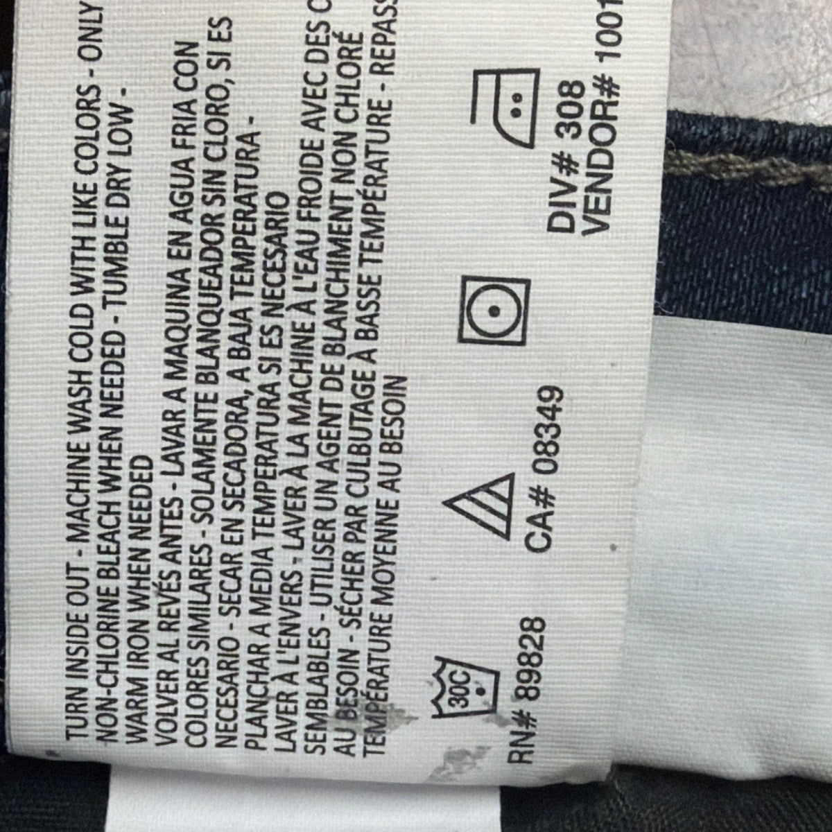 Vintage America Ladies Blue Cotton Stylish Stretch Denim Bootcut Jeans Size 10