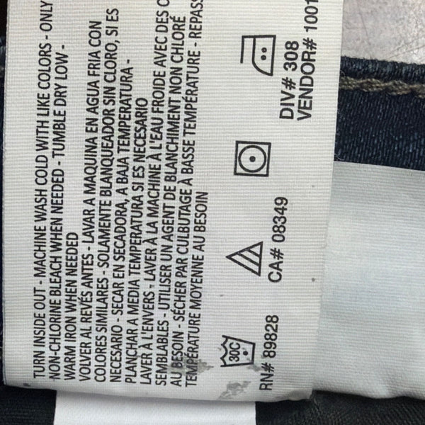 Vintage America Ladies Blue Cotton Stylish Stretch Denim Bootcut Jeans Size 10