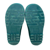 Mysoft Kids Teal Rubber With Handles Waterproof Rain Boots Size 9 