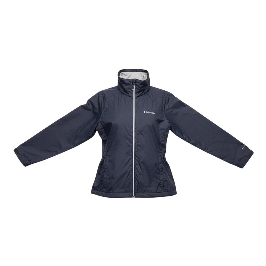 Columbia Womens Navy Omni-Shield Water-Resistant Lightweight Jacket Size L