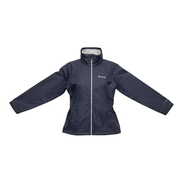 Columbia Womens Navy Omni-Shield Water-Resistant Lightweight Jacket Size L