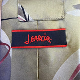 J. Garcia Mens Green Multicolor Silk Tie Wetlands I Limited Edition Collection 4