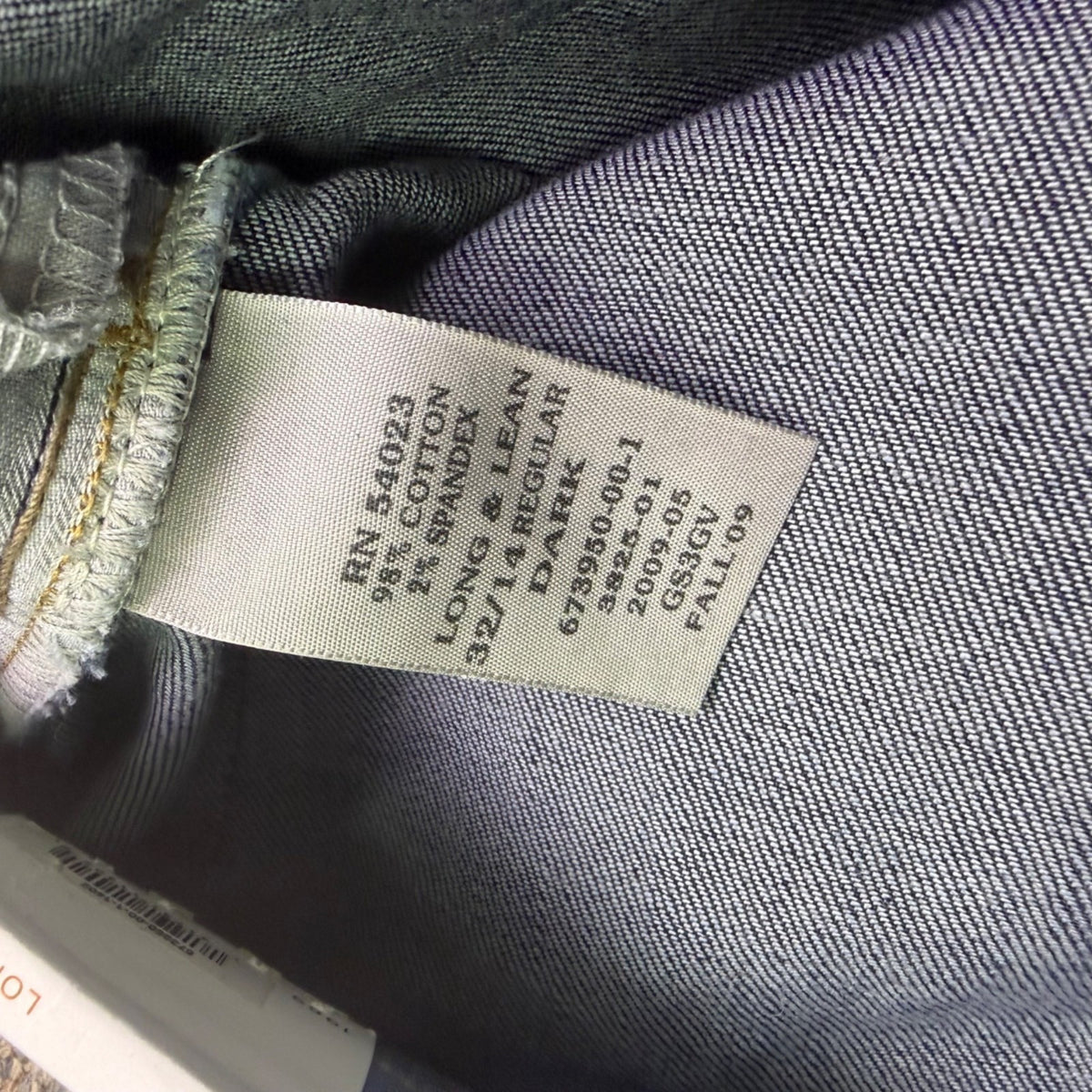 Gap Womens Dark Denim Jeans Long & Lean Flare Mid Rise Stretch Size Leg 32/14R