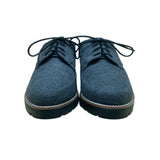 Rocket Dog Men’s Charcoal Gray Casual Lace-Up Wool Oxford Shoes Size 11