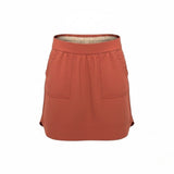 Reebok Womens Rust Skort Activewear Stretch Pockets Size M