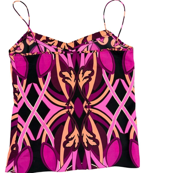 Ted Baker Womens Multicolor Polyester Camisole Spaghetti Straps Sleeveless Size