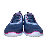Skechers Women’s Gray &  Pink Memory Foam Stretch Fit Sneakers Size 11