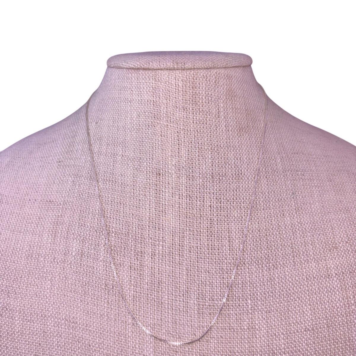 Dune Womens Silver Tone 925 Sterling Chain Necklace Made In Italy 