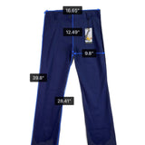 Betabrand Womens Navy Mid-Rise Stretch Dress Pants Petite New Sz L
