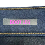 Style & Co Womens Dark Wash Denim Boot Leg Pants Stretch Fit Size 14