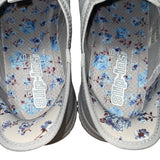 Skechers Women’s Gray Vegan Fabric Hand-Free Slip-Ins Machine Washable Shoes 9.5