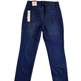 Talbots Womens Blue Straight Leg Five-Pocket Petite Jeans Size 4P