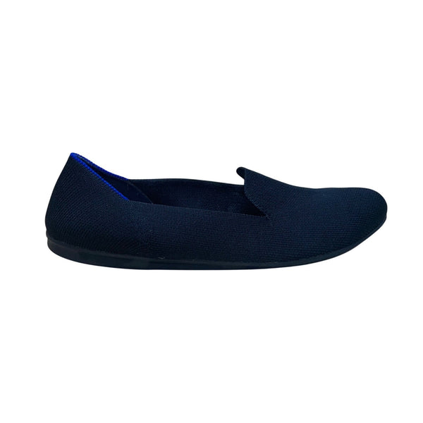 Rothys Women’s Black & Blue Knit Upper The Flats Slip-On Ballet Flats Size 5.5W