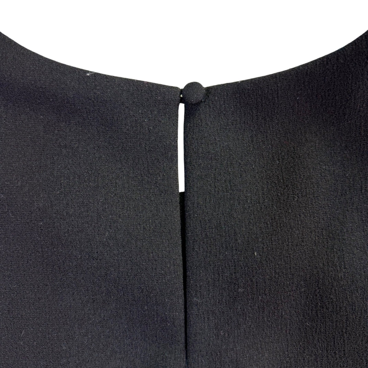 Ann Taylor Womens Black Sleeveless Shift Dress Keyhole Back Detail Size 12