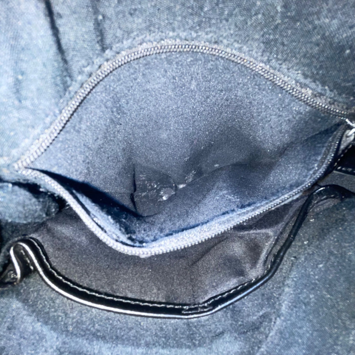 Nine & Co Women’s Black Nylon With Front Pockets Adjustable Strap Crossbody Bag