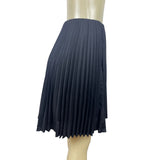 Banana Republic Women's Accordion Black Elastic Waist Skirt Sz L - NWT