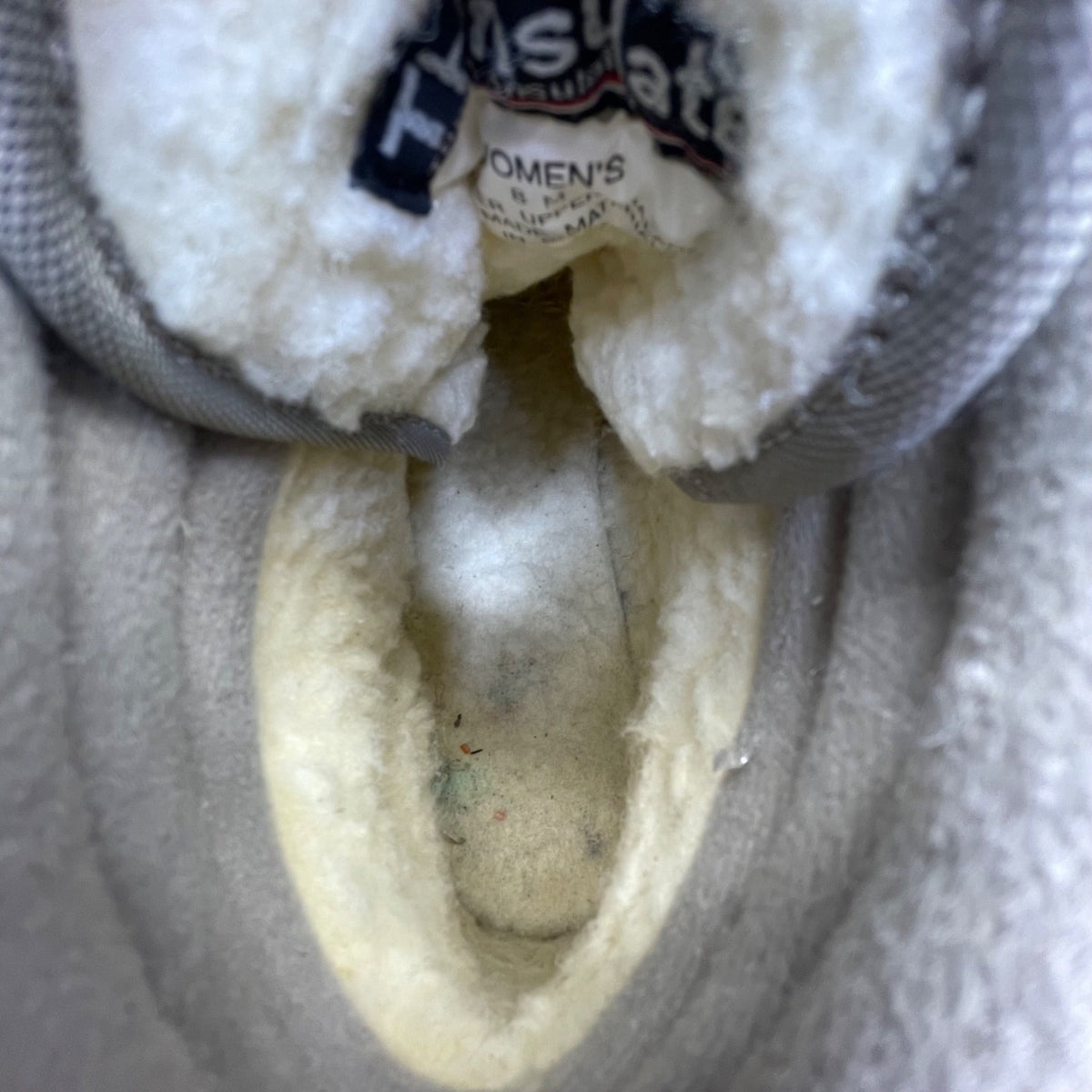 Thinsulate Women’s Gray Suede & Fabric Insulated Winter High Top Boots Size 8M