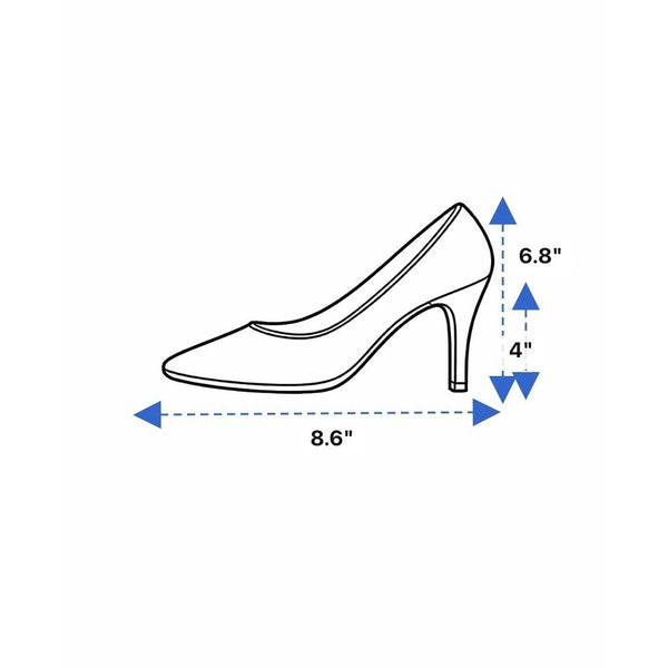 London Rag Women’s Beige Patent Leather Pointed Toe DOrsay Stiletto Heels Sz 7US