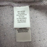 St. John Women’s Silver Sheath Metallic Dress Embroidered Short Sleeve Sz 12