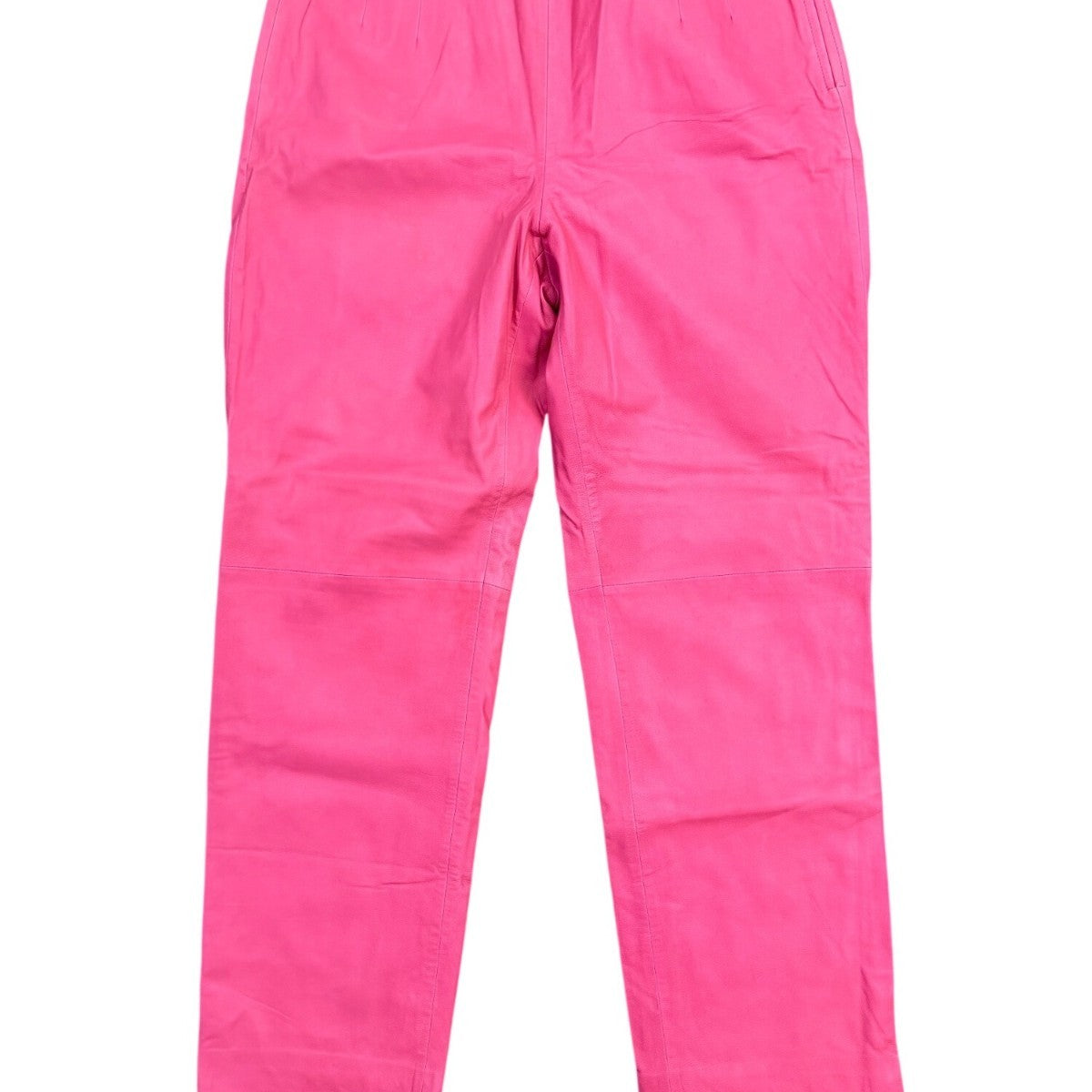 J.Crew Womens Pink Leather Pants Modern Slim Fit Stylish High-Quality Size 6