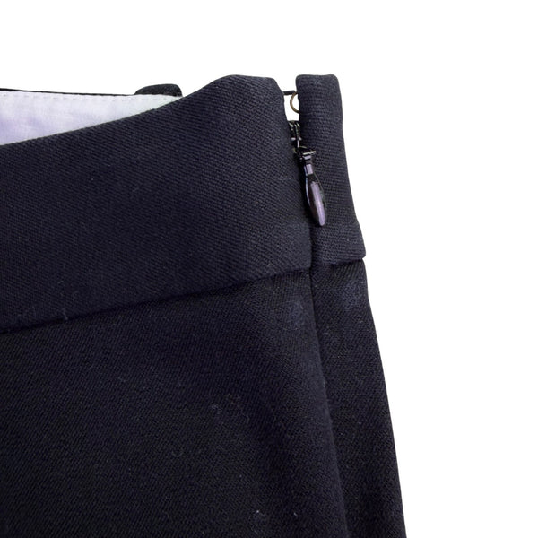 J. Crew Womens Black Cotton Stretch Slim Fit Dress Pants Classic Style Size 2