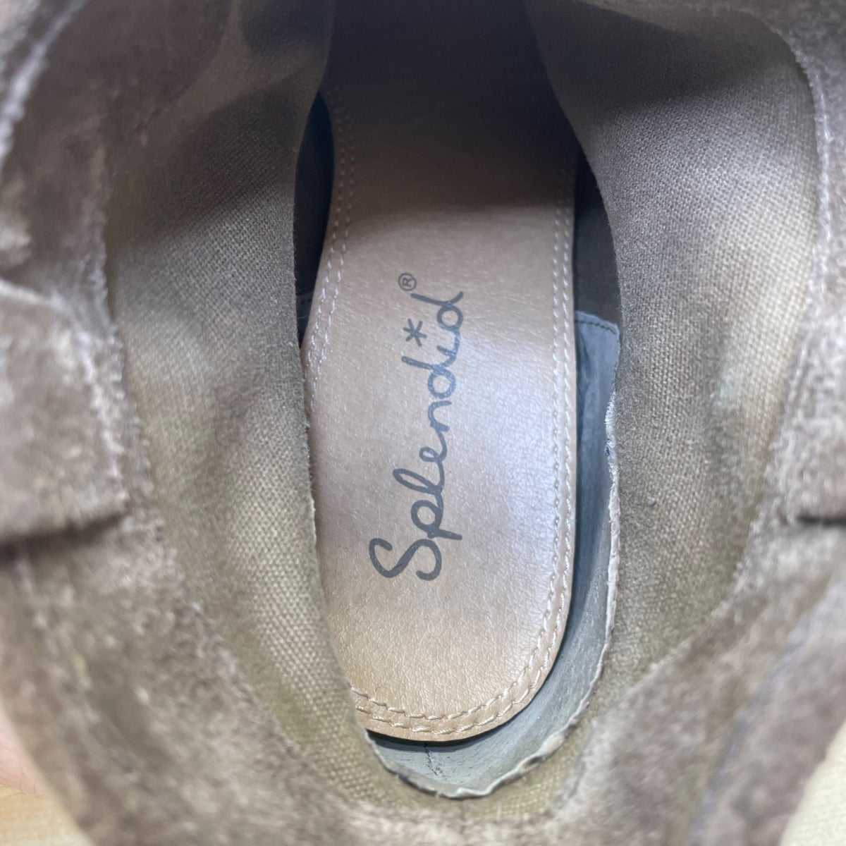 Splendid Women’s Brown Suede With Stacked Heel Western Ankle Boots Size 6.5-7