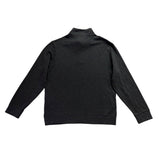Banana Republic Mens Charcoal Quarter-Zip Pullover Sweater Stylish & Modern Sz L