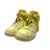 Air Jordan Kids Yellow Leather High-Top Basketball Shoes Size 11C