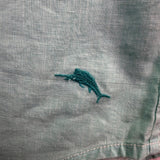 Tommy Bahama Mens Aqua Linen Long Sleeve Button-Up Shirt Sz XX-Large