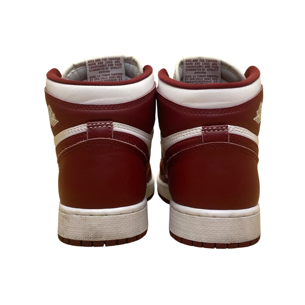 Nike Youth Red & White Air Jordan 1 Retro High OG GS Basketball Shoes Size 4.5Y