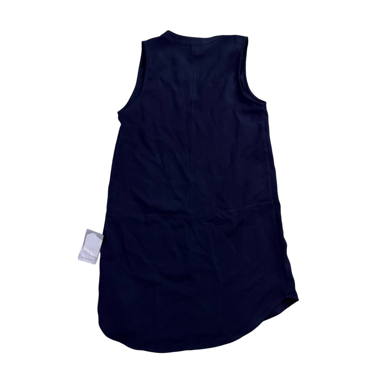 Lush Womens Navy Sleeveless Pocketed V-Neck Shift Dress Sz XS