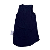 Lush Womens Navy Sleeveless Pocketed V-Neck Shift Dress Sz XS